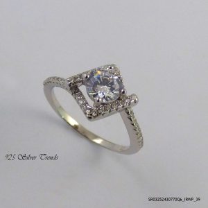 Single Crystal Silver Ring US6