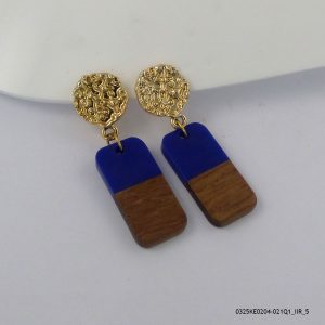 14KGP 2 COLOR A EARRINGS