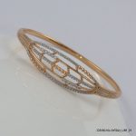 18KGP ELEGANT CRYSTAL BANGLES