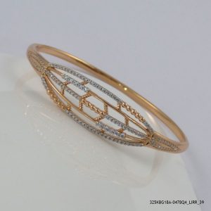 18KGP ELEGANT CRYSTAL BANGLES
