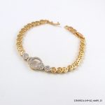 18KGP 2Color Cosmic Ring Crystal Bracelet