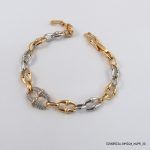 18KGP Crystal Vintage Link Bracelet
