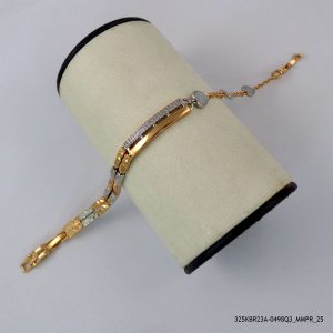 18KGP Fusion Heart Crystal Bracelet