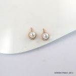 18KGP SYN PEARL CRY HOOPS