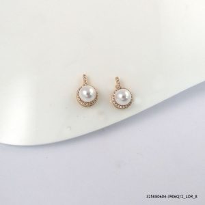 18KGP SYN PEARL CRY HOOPS