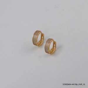 18KGP MIRCO CRYS HOOPS