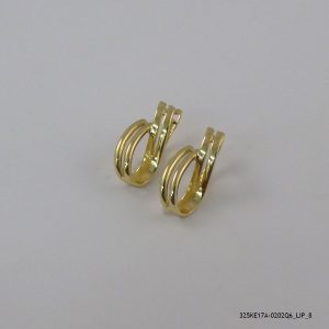 14KGP POLISH SPIRAL HOOPS