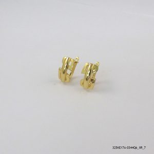 14KGP HIGH POLISH U HOOPS