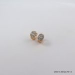 2 COLOR GP LUXURY CRYSTAL HOOPS