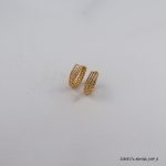 18KGP MATT CRY U HOOPS