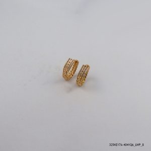 18KGP MATT CRY U HOOPS