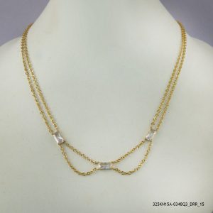 14KGP 2 LINER NECKLACE