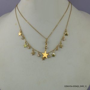 14KGP CRYSTAL COSMIC NECKLACE