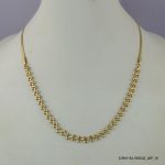 14KGP ELEGANT STEEL NECKLACE