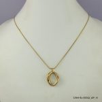 14KGP STEEL FASHION NECKLACE
