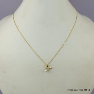 SYN PEARLS 14KGP  NECKLACE