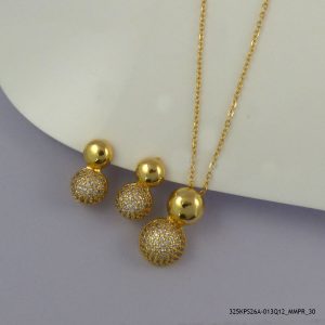 18KGP Cluster Crystal Set