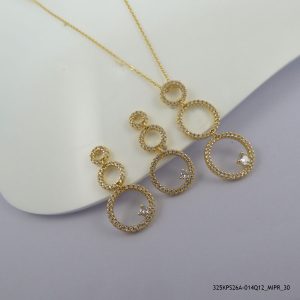 18KGP Luxury Crystal Set
