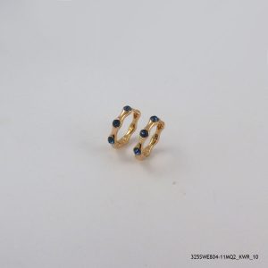 18KGP MONTANA CRYS HOOPS