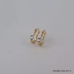 18KGP CRYSTAL HOOPS CRYSTAL )