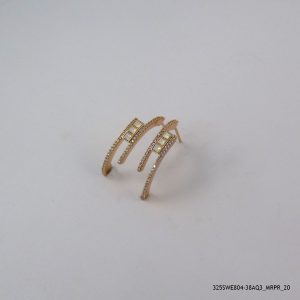 18KGP ALABASTER HOOPS