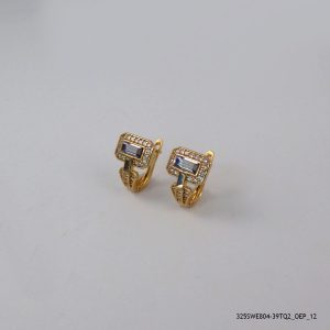 18KGP TANZANITE U HOOPS