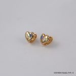 18KGP AQUA CRYS HOOPS