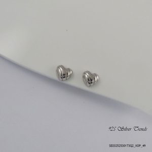 Heart Silver Earring