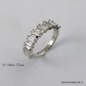 Baguette Silver Bend US6