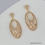 18KGP COSTUME CRYSTAL EARRINGS