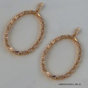 18KGP LUXURY CRYSTAL EARRINGS
