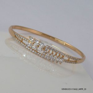 18KGP CRYSTAL BANGLES