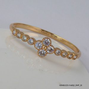 18KGP ELEGANT CRYSTAL BANGLE