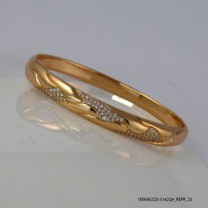 18KGP CRYSTAL BANGLE