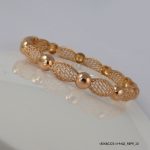 18KGP GYPSY BANGLE