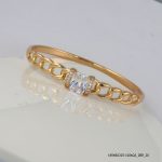 18KGP CRYSTAL BANGLE