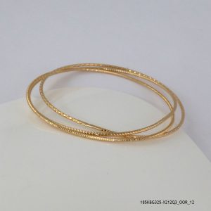 18KGP ENTANGLED BANGLE