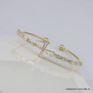 14KGP ELEGANT CRYSTAL BANGLE