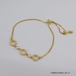 18KGP ELEGANT CRYSTAL ZIPLOCK BRACELET