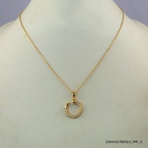 18KGP CRYSTAL NECKLACE