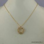 18KGP CRYSTAL COSTUME NECKLACE