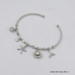SILVER PLATED SYN PEARL CRYSTAL KBG