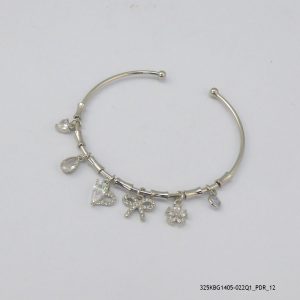 SILVER PLATED SYN CRYSTAL KBG