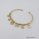 18KGP SYN CRYSTAL HEART KBG