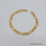 24KGP CURB  BRACELET