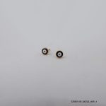 18KGP KIDS BLACK EARRINGS