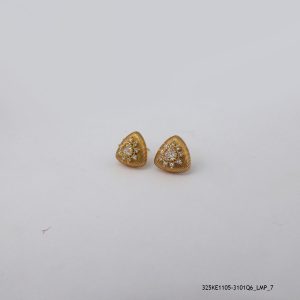 18KGP CRYSTAL EARRINGS