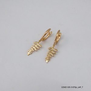 18KGP DANGLING HOOPS