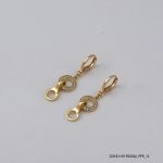 18KGP DANGLING HOOPS