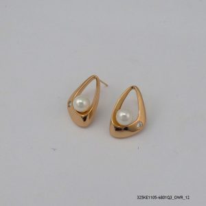 18KGP CLUSTER CRYSTAL HOOPS